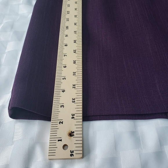Scarlett Plum Color Sleeveless Crew Neck Purple Pencil Women's  Dress Size 9 - Picture 5 of 9
